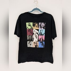 Taylor Swift The Eras Tour Official Black T-Shirt Medium Concert Tee 2023/2024